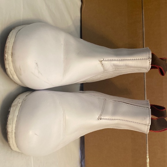 Shoes Mens White Dance Folklorico Boots Size Usa 8mex Size 25 12 Made